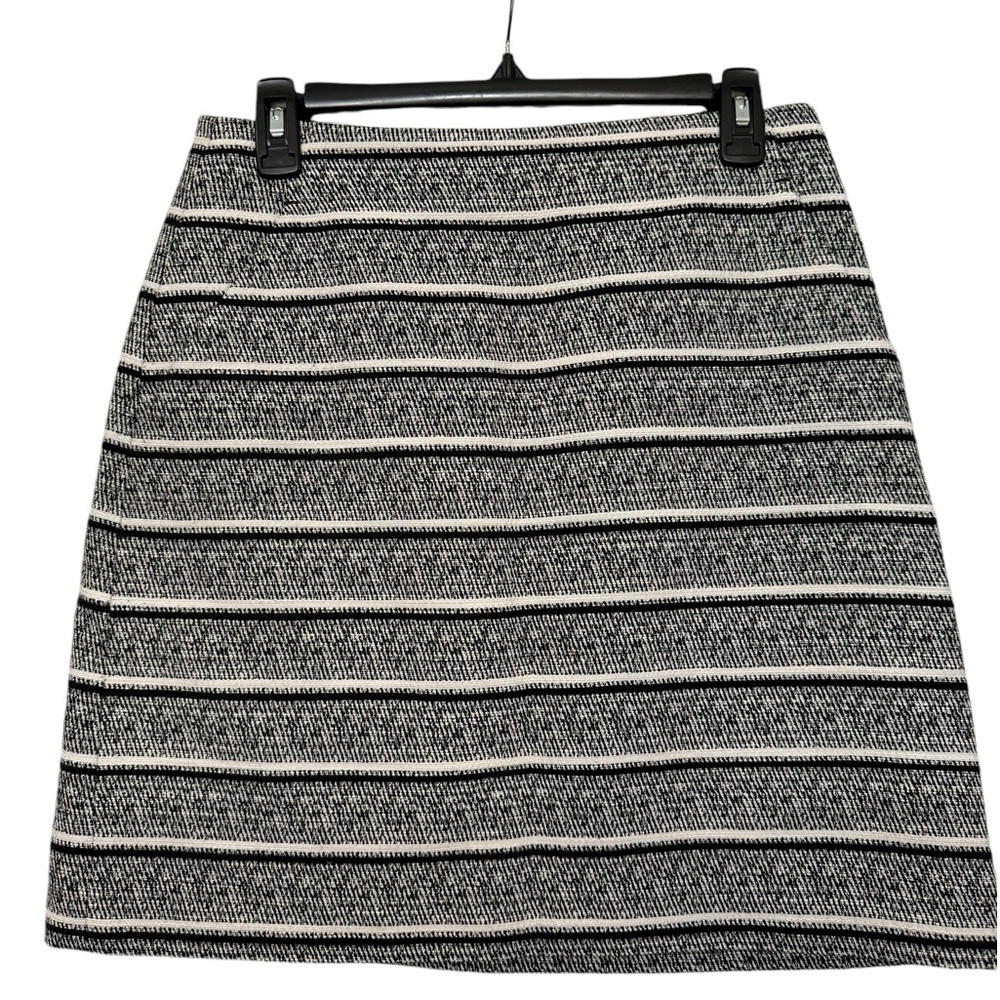 Ann Taylor Tweed Striped Skirt Size 4